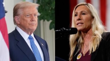 Marjorie Taylor Greene apologizes for "toxic politics" as Trump slams key ally