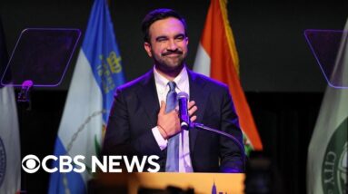 Watch: Zohran Mamdani gives victory speech after projected New York City mayoral win