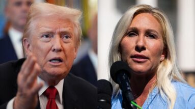 Trump calls GOP Rep. Marjorie Taylor Greene a "ranting lunatic," says he withdraws his support