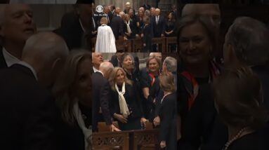 Joe Biden, George W. Bush, Kamala Harris, Mike Pence attend Dick Cheney's funeral #shorts