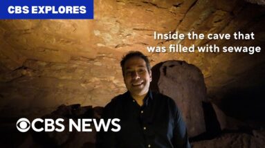 Touring a cave that once stunk up a town