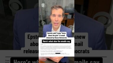 Epstein said Trump "knew about the girls" in email released by House Democrats #shorts