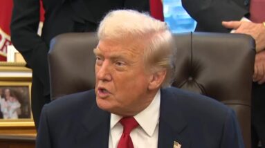 Trump takes questions on government shutdown, tariffs and more