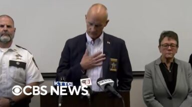Official gets emotional as he announces shooting at Minnesota high school