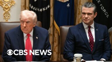 Watch Live: Trump holds Cabinet meeting amid escalating tensions with Venezuela