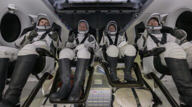 Astronauts return to Earth after first medical evacuation from ISS