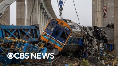 Crane crushes parts of train in Thailand, killing at least 30 people, officials say