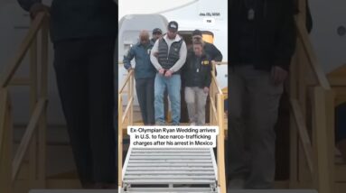 Ex-Olympian Ryan Wedding arrives in U.S. to face narco-trafficking charges #shorts