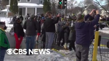 Protesters gather after ICE shoots and kills woman in Minneapolis
