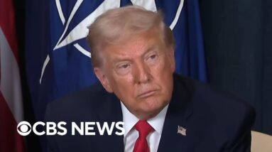 Trump speaks to reporters about Greenland alongside NATO Secretary Gen. Mark Rutte