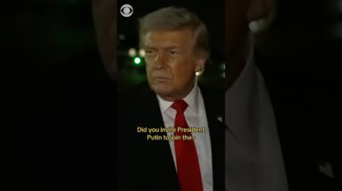 Trump says he invited Vladimir Putin to be part of his Board of Peace #shorts