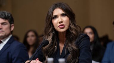 DHS Secretary Kristi Noem takes questions in NYC after fatal ICE shooting in Minneapolis