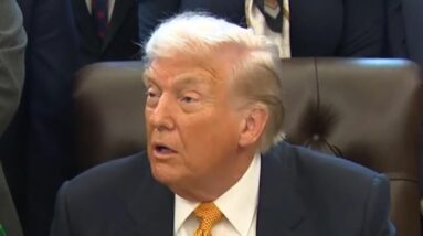 Trump says U.S. was told "the killing in Iran is stopping"