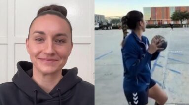 TikTok travel influencer tries for Olympic team in sport she's never played before