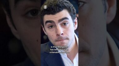 Luigi Mangione has outburst in court as it concluded on Friday #shorts