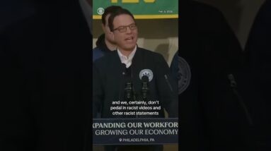 Gov. Josh Shapiro condemns racist video on Trump’s TruthSocial account later taken down #shorts