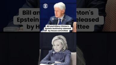Bill and Hillary Clinton's Epstein testimony released by House committee #shorts