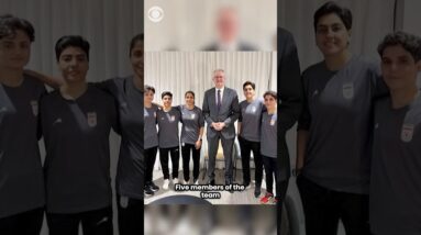 5 members of Iranian women’s soccer team granted humanitarian visas in Australia #shorts