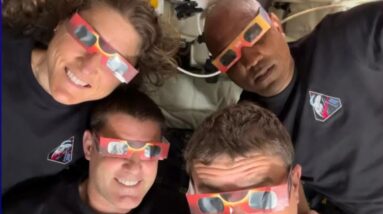 NASA officials give update as Artemis II crew heads back to Earth