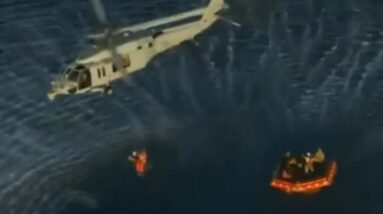 Watch: Artemis II astronauts airlifted out of ocean after splashdown